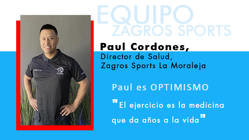 Paul Cordones, Director de Salud de Zagros Sports La Moraleja